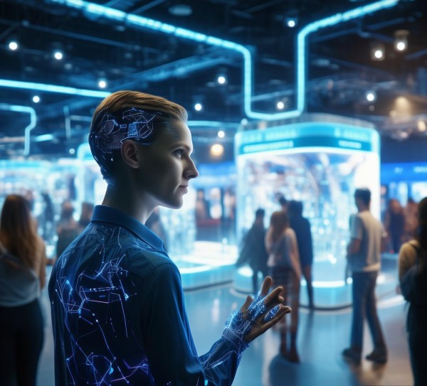 数字科技展会，虚拟人互动引领体验升级，重塑行业交流新范式