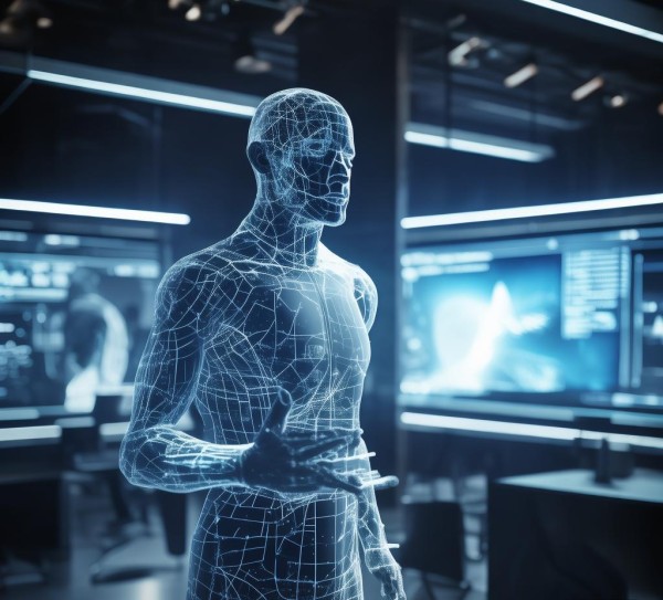 D全息人像，驱动商务科技动态PPT的视觉革命与商业赋能